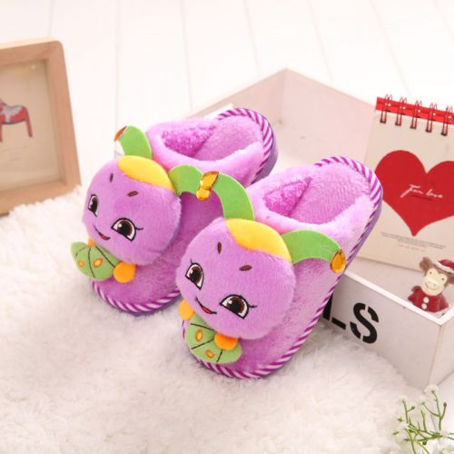 Pantoufles enfants en pour Toute saison - semelle plastique Ref 1010396