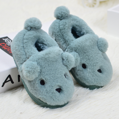 Pantoufles enfants pour hiver - semelle caoutchouc antidérapant Ref 1010467