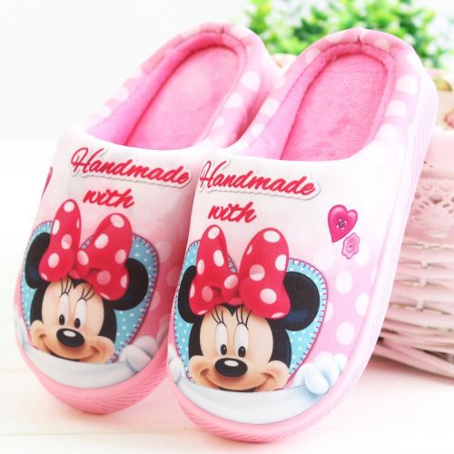 Pantoufles enfants en coton DISNEY pour hiver - semelle Ref 1011362