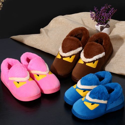 Pantoufles enfants en pour hiver - semelle plastique Ref 1011653