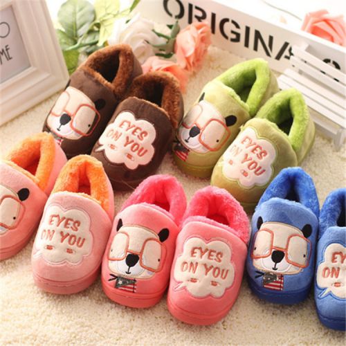 Pantoufles enfants en pour hiver - semelle caoutchouc Wear Ref 1011666