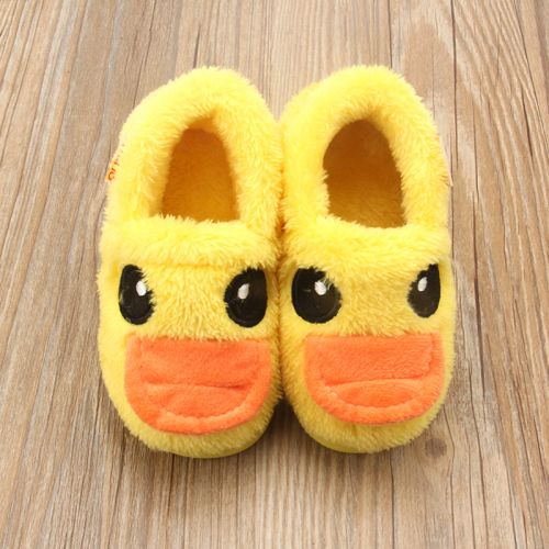 Pantoufles enfants en pour hiver - semelle caoutchouc Ref 1011675