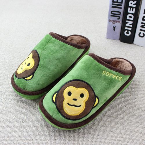 Pantoufles enfants en coton pour hiver - semelle caoutchouc antidérapant Ref 1011852