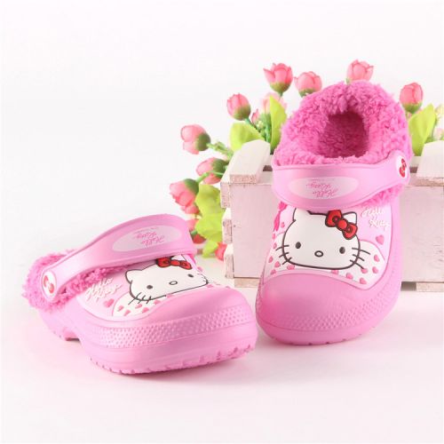 Pantoufles enfants en EVA HELLO KITTY pour hiver - semelle Ref 1012488