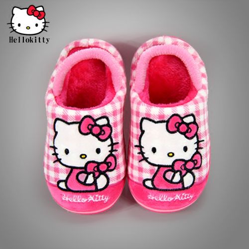 Pantoufles enfants en HELLOKITTY pour hiver - semelle caoutchouc antidérapant Ref 1012635