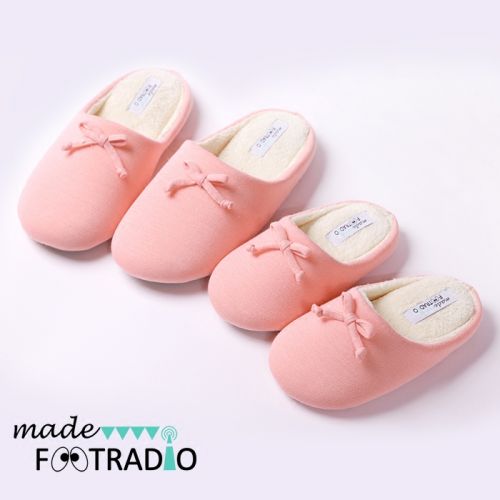 Pantoufles enfants en coton FOOTRADIO pour hiver - semelle caoutchouc antidérapant Ref 1013642