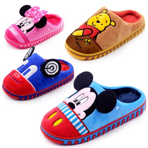 Pantoufles enfants en DISNEY pour hiver - semelle plastique Ref 1013662