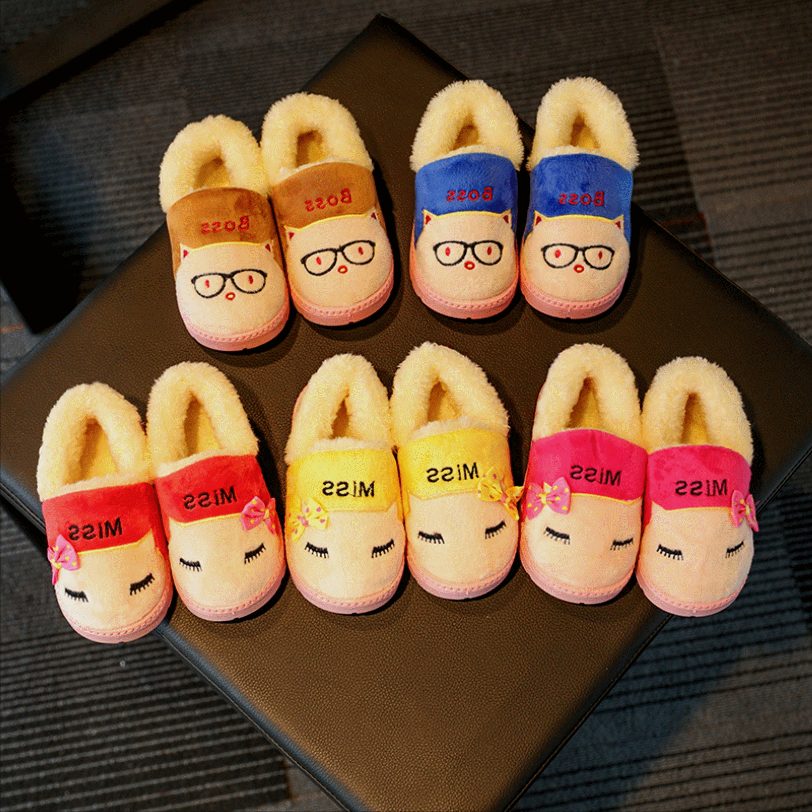 Pantoufles enfants en YUEBO pour hiver - semelle EVA Ref 1014023