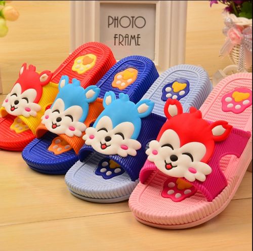 Pantoufles enfants pour été - semelle caoutchouc Ref 1014320