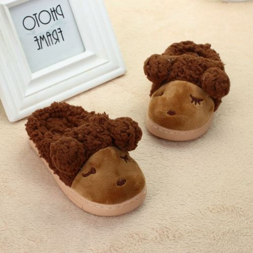 Pantoufles enfants en pour hiver - semelle caoutchouc Wear Ref 1016122