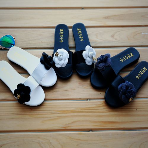 Pantoufles enfants en Cuir spatial pour été - semelle plastique Ref 1016361