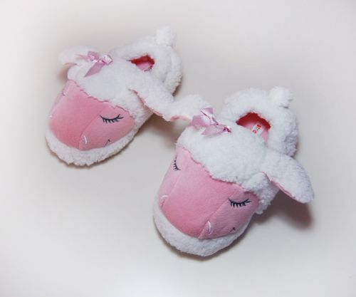 Pantoufles enfants en HEIHEIWAIMAO pour hiver - semelle coton Ref 1016922