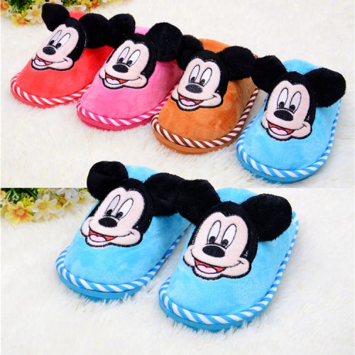 Pantoufles enfants en pour hiver - semelle coton Ref 1017437