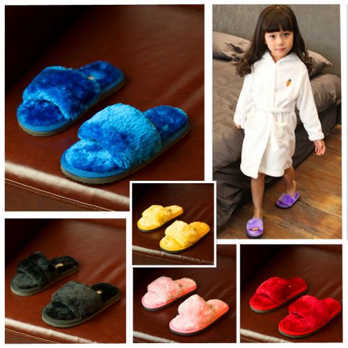Pantoufles enfants pour Toute saison - semelle caoutchouc naturel Ref 1017851
