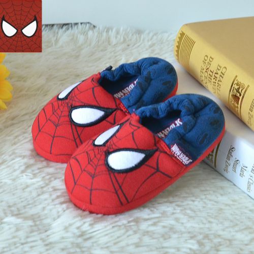 Pantoufles enfants en coton pour printemps - semelle caoutchouc Ref 1018208