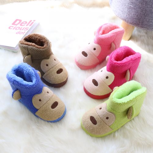 Pantoufles enfants en CHEERFUL MARIO pour hiver - semelle EVA Ref 1018280