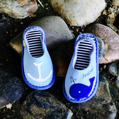 Pantoufles enfants en coton pour Toute saison - semelle Melaleuca Ref 1018660