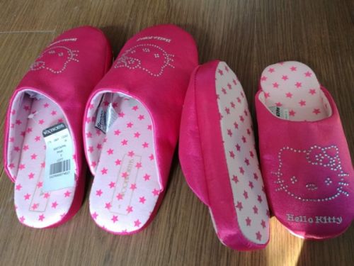 Pantoufles enfants en satin - Ref 1018722