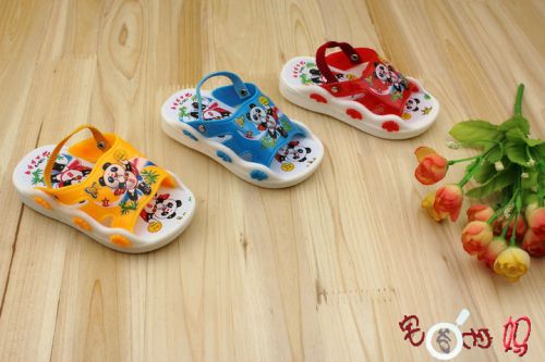 Pantoufles enfants pour été - semelle caoutchouc Ref 1020436