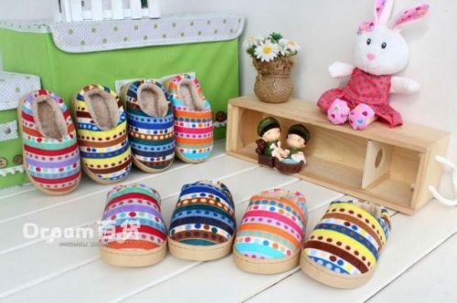 Pantoufles enfants en pour hiver - semelle caoutchouc Ref 1025856