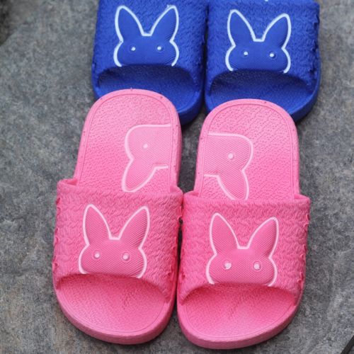 Pantoufles enfants en cuir synthétique pour été - semelle plastique Ref 1026341