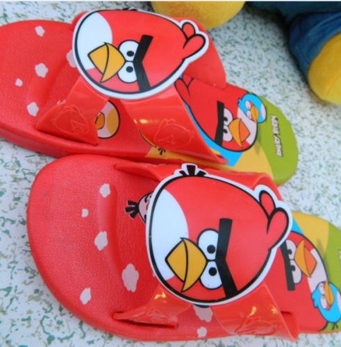 Pantoufles enfants ANGRY BIRDS pour été - semelle fond composite Ref 1026699