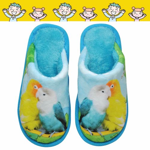 Pantoufles enfants en pour hiver - semelle caoutchouc Ref 1027358