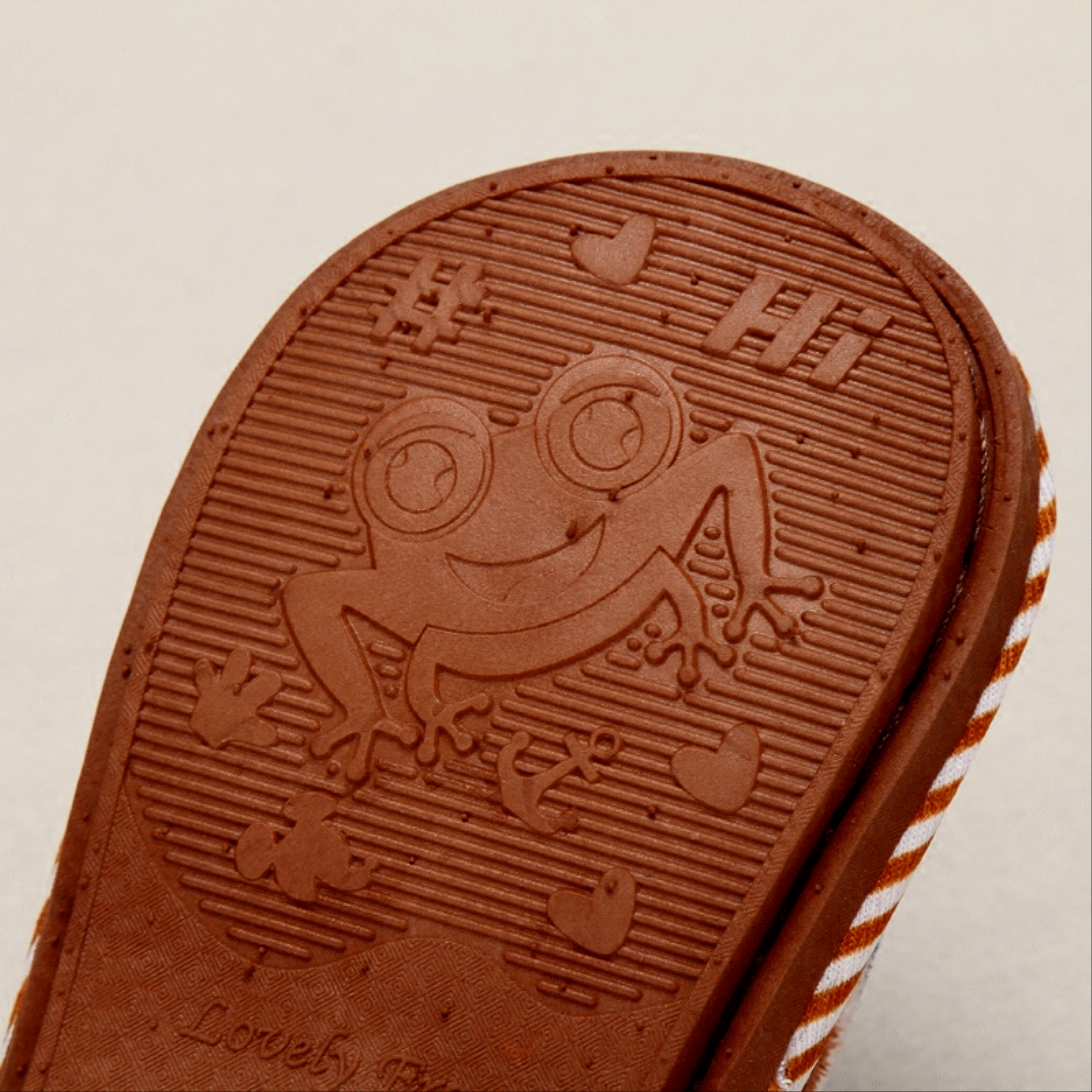 Pantoufles enfants en coton pour hiver - semelle caoutchouc Ref 1028826