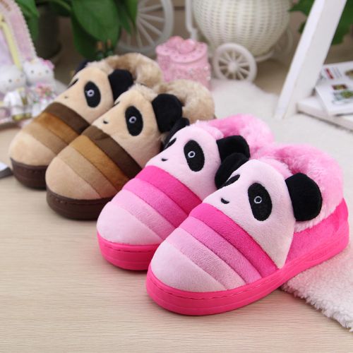 Pantoufles enfants en pour hiver - semelle caoutchouc antidérapant Ref 1031198