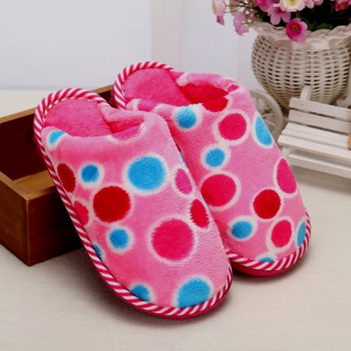  Pantoufles enfants en coton pour hiver - semelle caoutchouc Ref 1031693