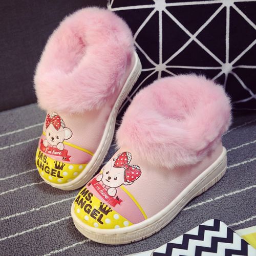 Pantoufles enfants en pour hiver - semelle caoutchouc antidérapant Ref 1032126