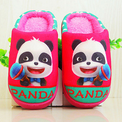 Pantoufles enfants en pour hiver - semelle caoutchouc antidérapant Ref 1032527