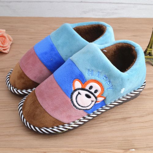 Pantoufles enfants en pour hiver - semelle caoutchouc antidérapant Ref 1032551