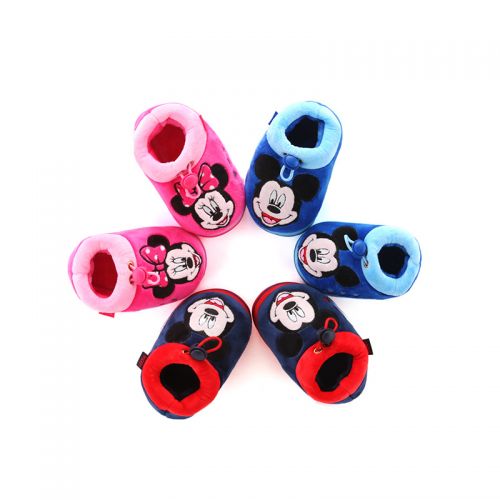 Pantoufles enfants en pour hiver - semelle caoutchouc antidérapant Ref 1032573