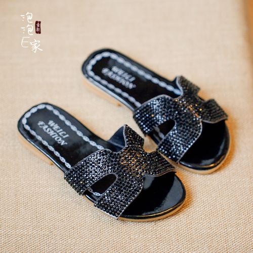 Pantoufles enfants pour été - semelle caoutchouc antidérapant Ref 1032715