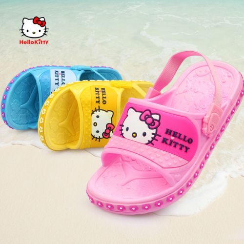 Pantoufles enfants HELLO KITTY pour été - semelle caoutchouc Ref 1032813