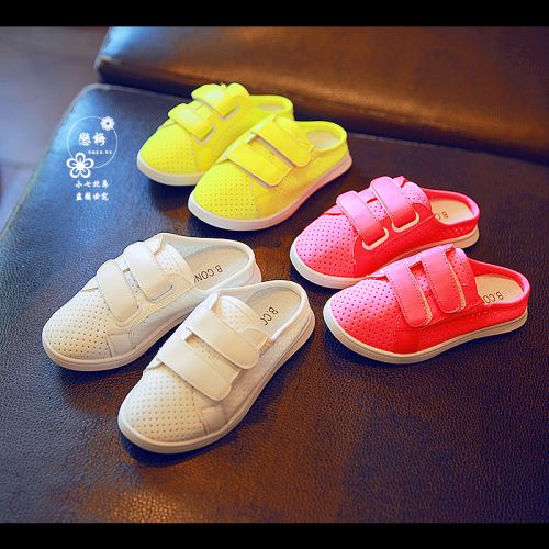 Pantoufles enfants en coton pour été - semelle caoutchouc Ref 1032853