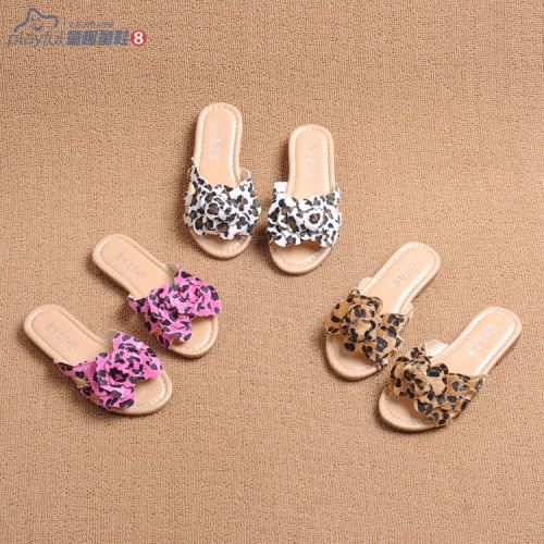 Pantoufles enfants en similicuir BELLA NEWMAN pour été - Ref 1032938