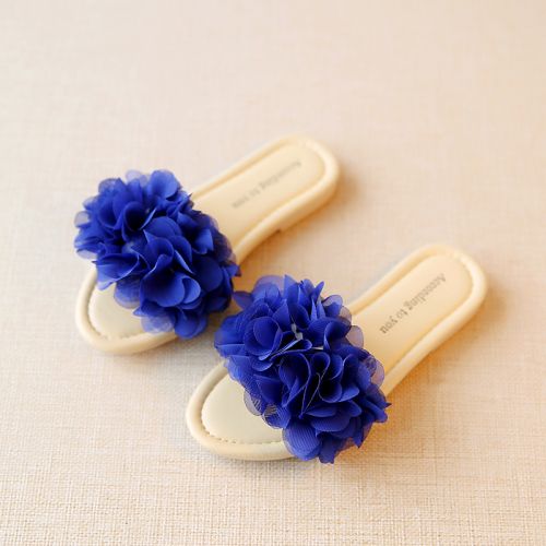 Pantoufles enfants pour été - semelle caoutchouc Ref 1033201