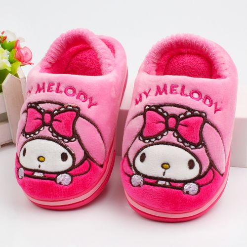 Pantoufles enfants en HELLO KITTY pour hiver - semelle Ref 1033446