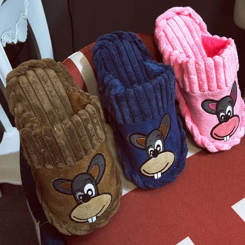 Pantoufles enfants pour hiver - semelle plastique Ref 1033878