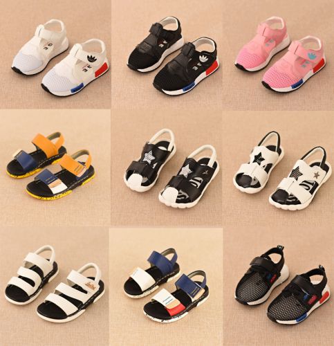 Pantoufles enfants en similicuir pour été - Ref 1034650