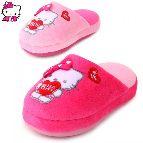 Pantoufles enfants en HELLO KITTY pour hiver - semelle fond composite Ref 1034789