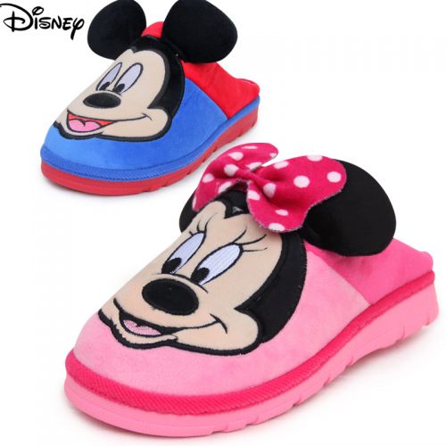 Pantoufles enfants en DISNEY pour hiver - semelle caoutchouc Ref 1034792