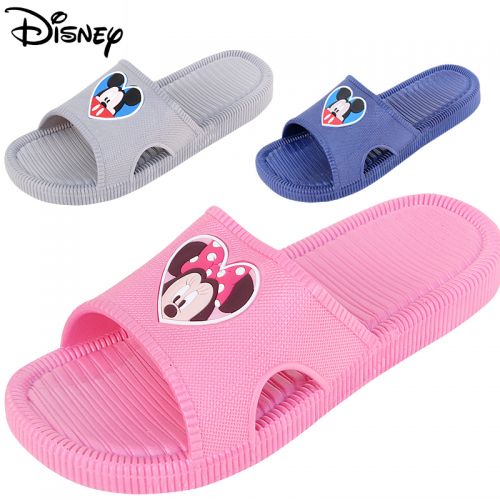 Pantoufles enfants en Cuir spatial DISNEY pour été - semelle caoutchouc Ref 1034846