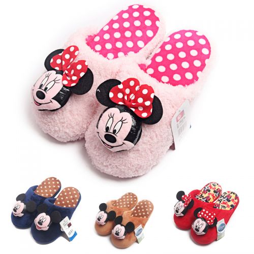 Pantoufles enfants en DISNEY pour hiver - semelle caoutchouc Ref 1034957