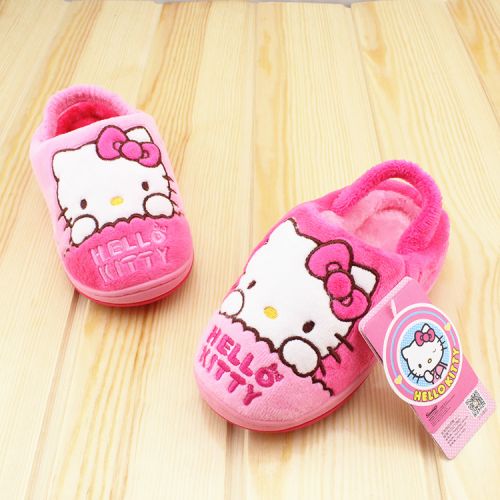 Pantoufles enfants en HELLOKITTY pour hiver - semelle caoutchouc antidérapant Ref 1035509