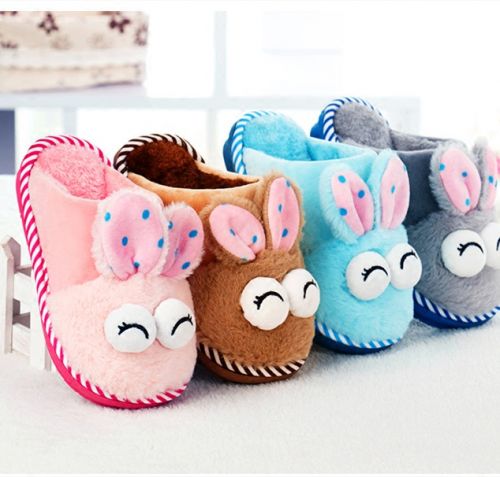 Pantoufles enfants en peau de mouton pour hiver - semelle caoutchouc Wear Ref 1035608