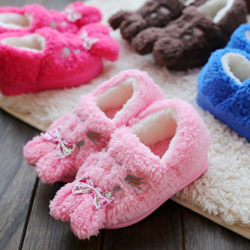 Pantoufles enfants en pour hiver - semelle fond composite Ref 1036059