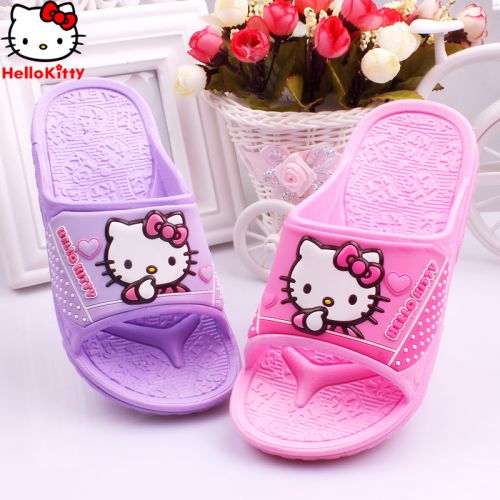 Pantoufles enfants HELLO KITTY pour été - semelle caoutchouc Wear Ref 1036278
